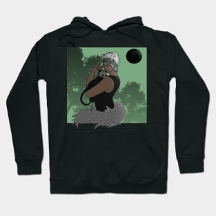 Cat and Wolf Hoodie